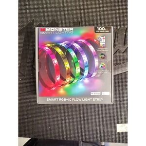 Monster RGB LED Smart 100ft‎ Indoor Multi-Color Flow Light Strip, Sound Reactive